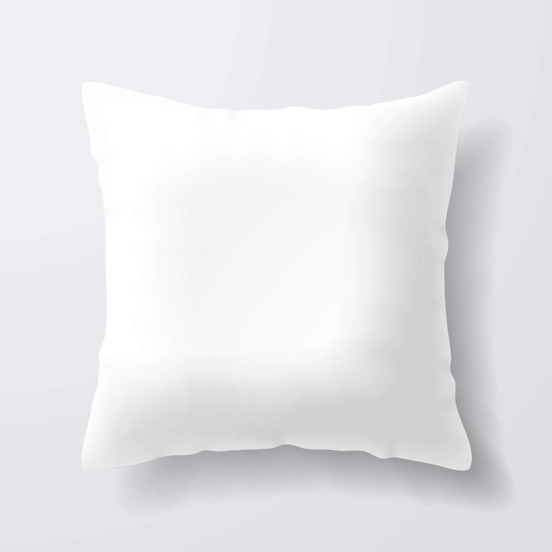 imbottitura cuscino 60x60 con fodera in cotone bianco e imbottutura in poliestere riciclato