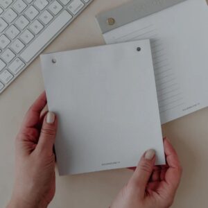 ricarica per blocco note con design a puntini, 80 fogli